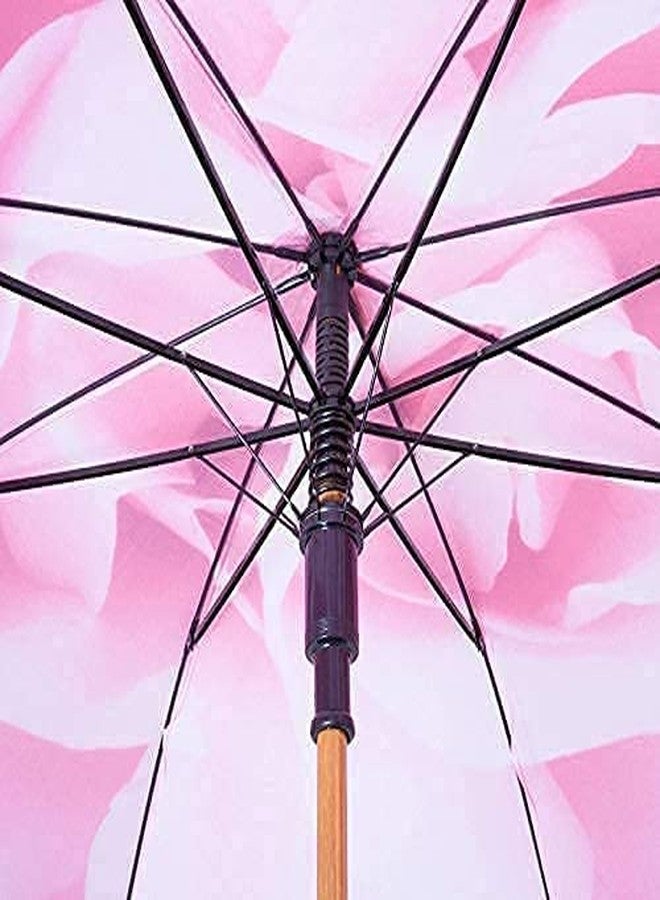 Sohansh Sohans Portable 3 Fold Travel Umbrella - Manual Open, UV-Resistant & Waterproof Folding Umbrella for Sun & Rain (Rose umbrella) - Image 4